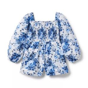 Janie and Jack floral romper